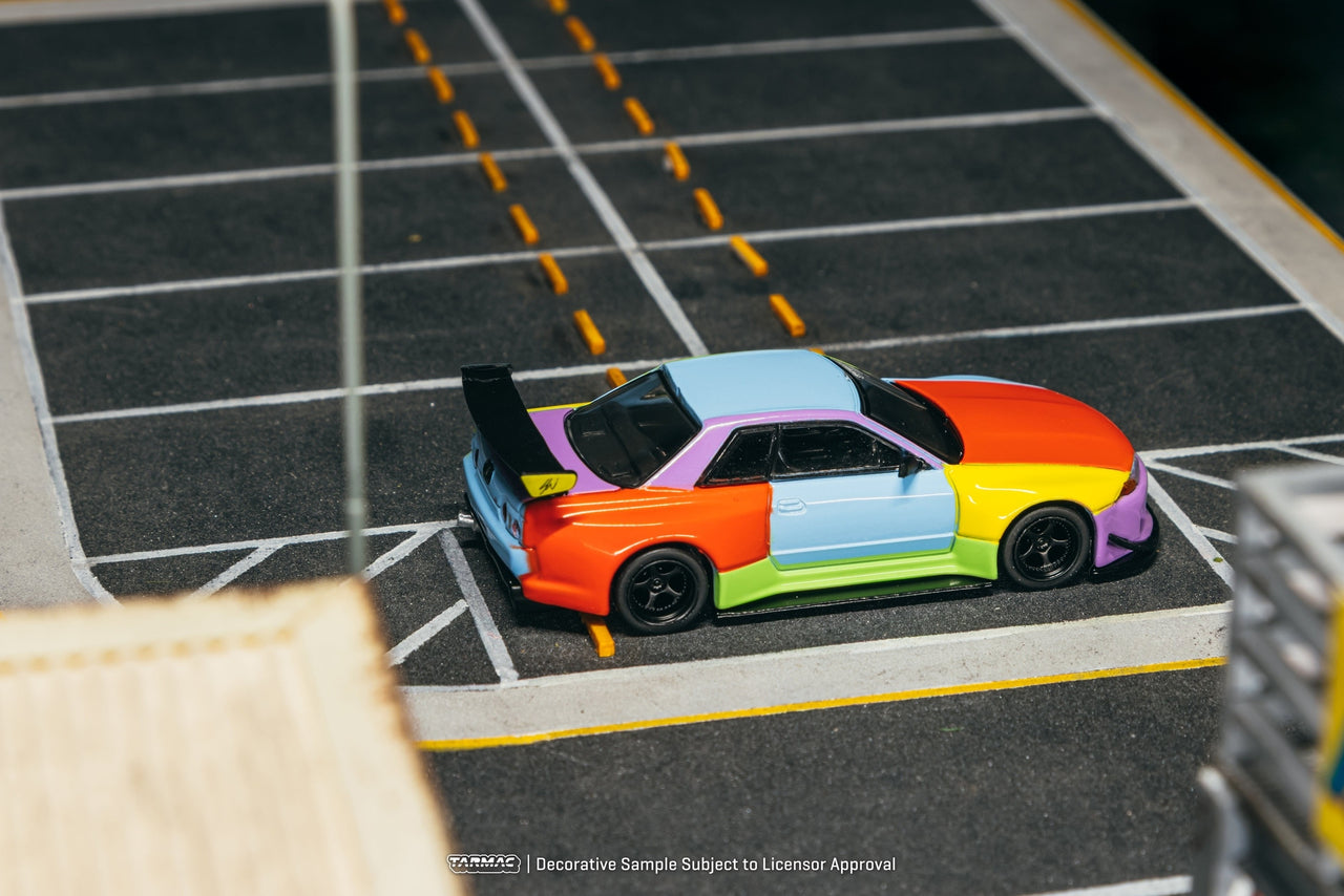 PRE-ORDER Tarmac Works 1:64 Nissan Skyline R32 Widebody, Sean Wotherspoon