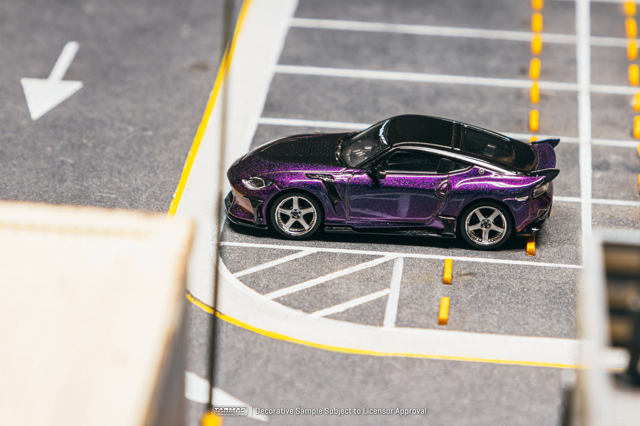PRE-ORDER Tarmac Works 1:64 Nissan VeilSide FFZ400 Fairlady Z, Chameleon purple