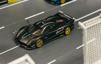 Thumbnail for PRE-ORDER Tarmac Works 1:64 Pagani Huayra R Black Carbon Fibre