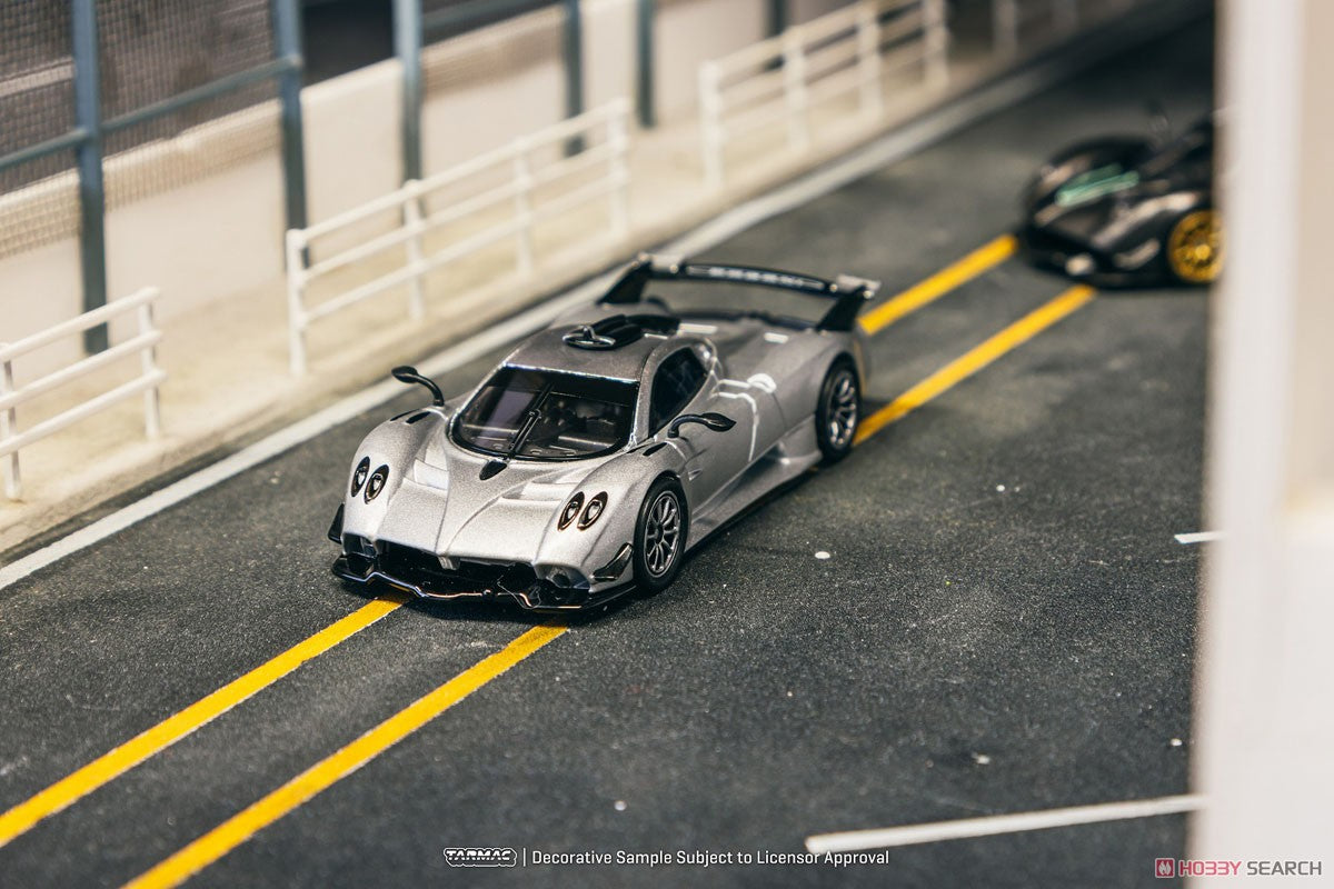 PRE-ORDER Tarmac Works 1:64 Pagani Huayra Satin Silver