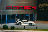 Thumbnail for PRE-ORDER Tarmac Works 1:64 Porsche 911 GT1, White w/ Trading Cards
