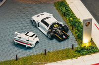 Thumbnail for PRE-ORDER Tarmac Works 1:64 Porsche 911 GT1, White w/ Trading Cards