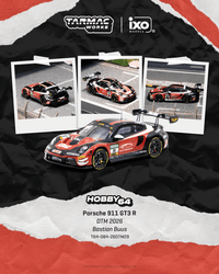 Thumbnail for PRE-ORDER Tarmac Works 1:64 Porsche 911 GT3 R, DTM 2026, Bastian Buus