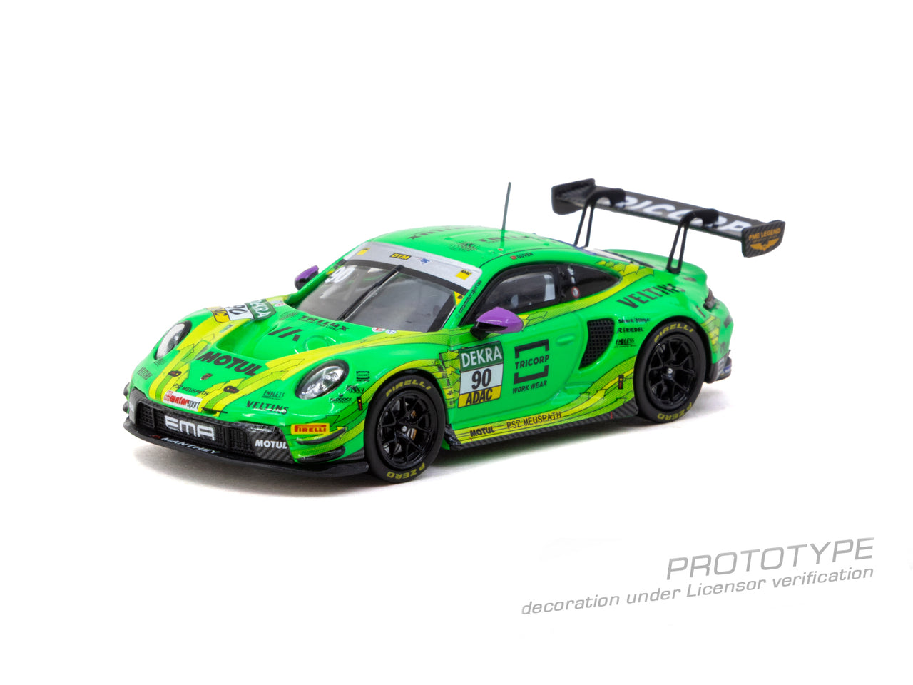 PRE-ORDER Tarmac Works 1:64 Porsche 911 GT3 R, DTM Champion 2025, Ayhancan Güven