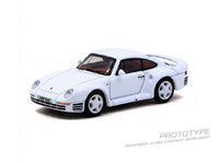 Thumbnail for PRE-ORDER Tarmac Works 1:64 Porsche 959, White + Traading Cards