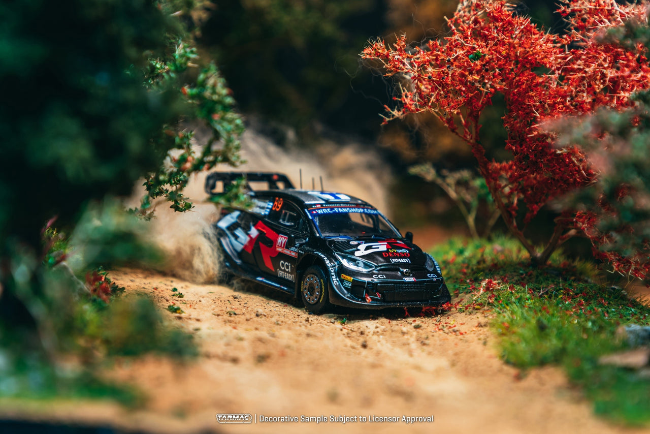 PRE-ORDER Tarmac Works 1:64 Toyota GR YARIS Rally1 HYBRID, Rally Latvia 2024 Winner,