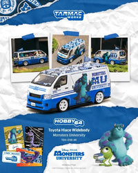 Thumbnail for PRE-ORDER Tarmac Works 1:64 Toyota Hiace Widebody Monsters University