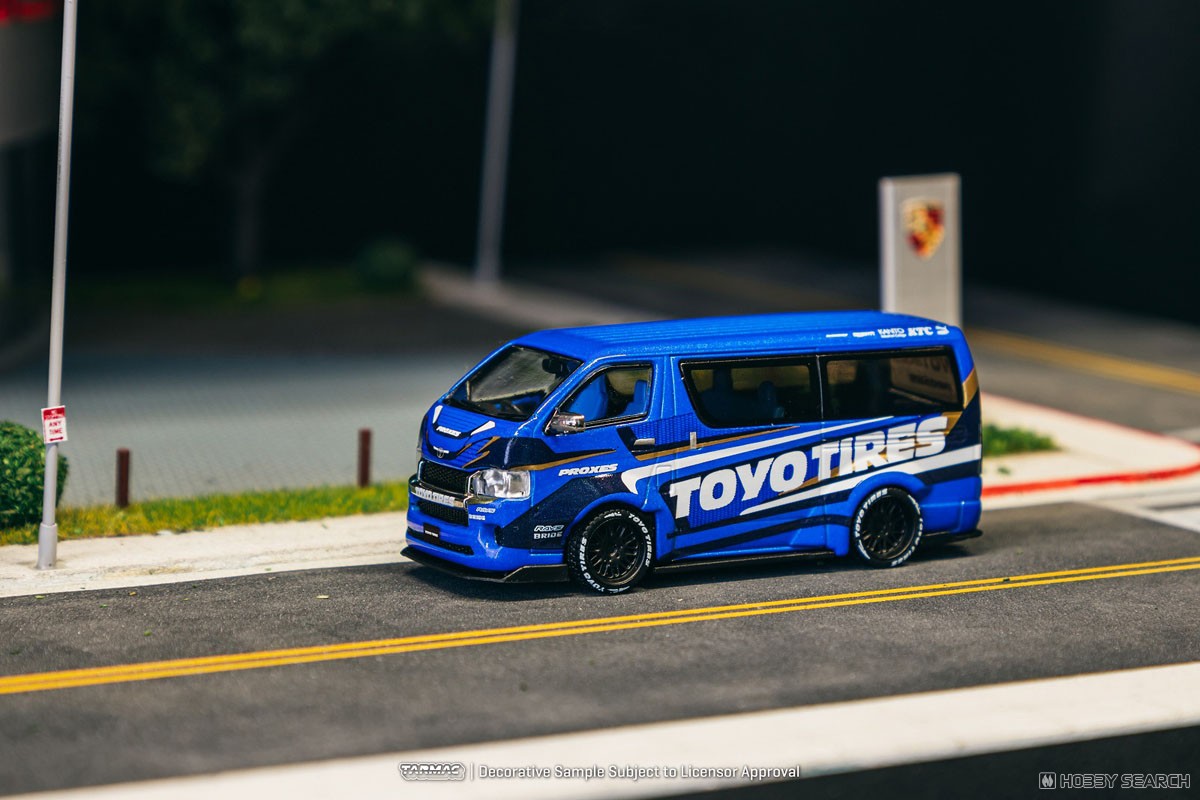 PRE-ORDER Tarmac Works 1:64 Toyota Hiace Widebody TOYO TIRES