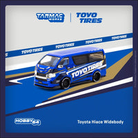 Thumbnail for PRE-ORDER Tarmac Works 1:64 Toyota Hiace Widebody TOYO TIRES