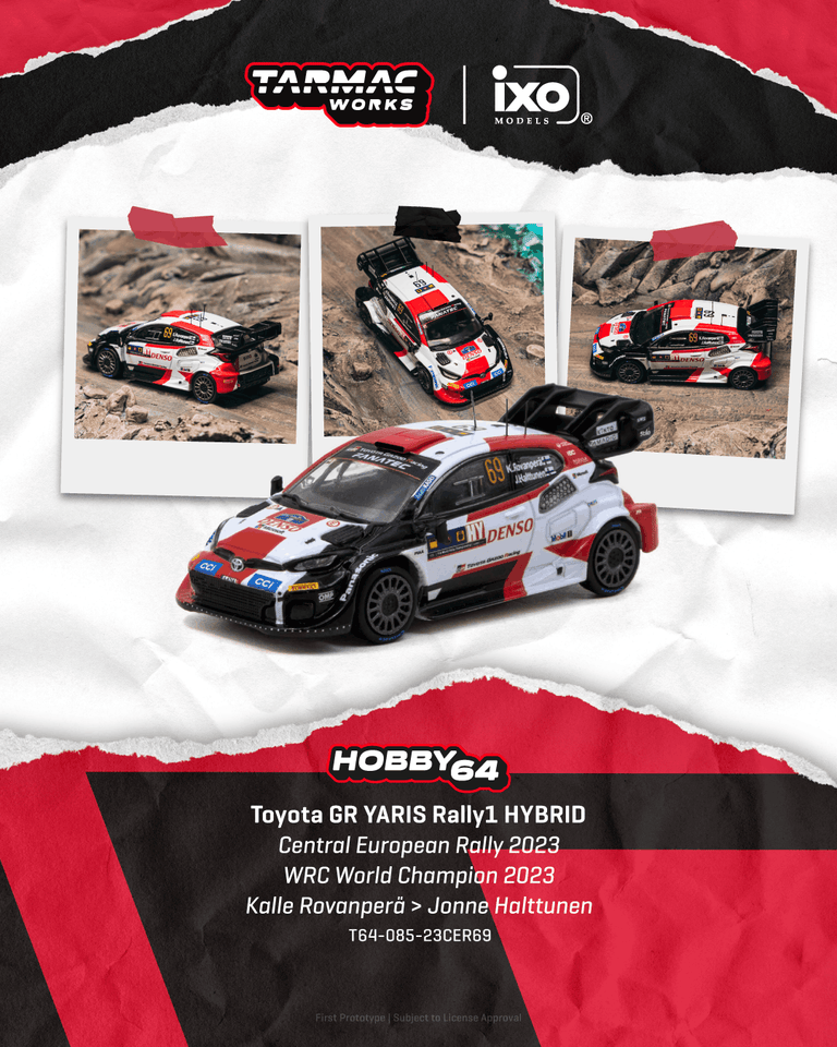Tarmac Works 1:64 Toyota GR Yaris Rally2, Rally Sweden 2024, Yuki