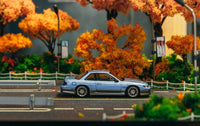 Thumbnail for PRE-ORDER Tarmac Works 1:64 VERTEX Nissan Silvia S13 Blue Grey