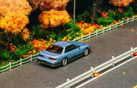 Thumbnail for PRE-ORDER Tarmac Works 1:64 VERTEX Nissan Silvia S13 Blue Grey