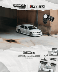 Thumbnail for PRE-ORDER Tarmac Works 1:64 VERTEX Toyota Aristo JZS161, White