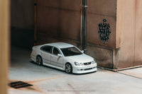 Thumbnail for PRE-ORDER Tarmac Works 1:64 VERTEX Toyota Aristo JZS161, White