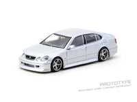 Thumbnail for PRE-ORDER Tarmac Works 1:64 VERTEX Toyota Aristo JZS161, Silver