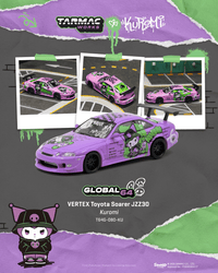 Thumbnail for PRE-ORDER Tarmac Works 1:64 VERTEX Toyota Soarer JZZ30, Kuromi