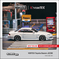 Thumbnail for PRE-ORDER Tarmac Works 1:64 VERTEX Toyota Soarer JZZ30, White