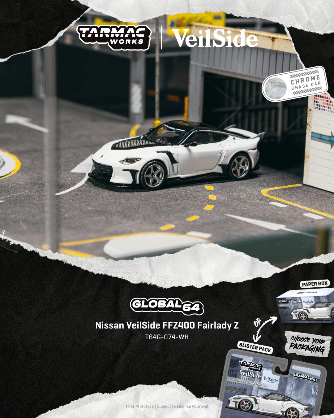 PRE-ORDER Tarmac Works 1:64 Veilside FFZ400 Nissan Fairlady Z