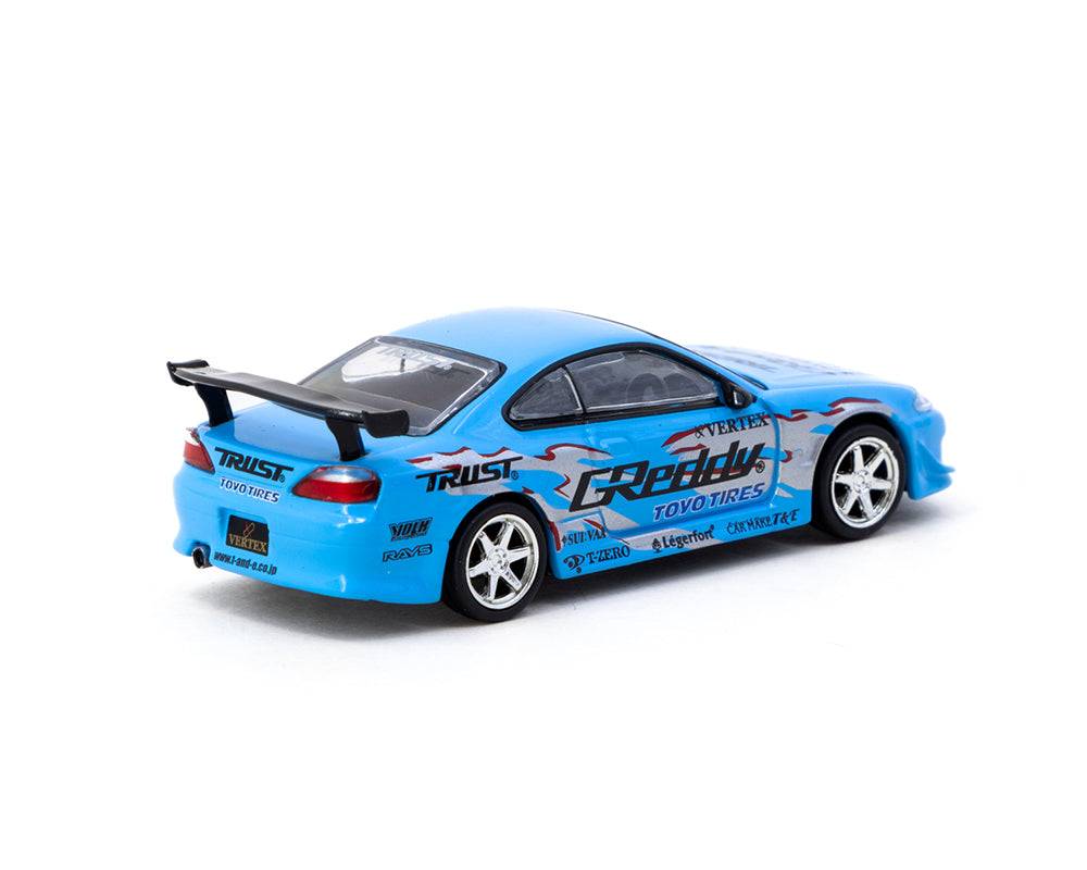 PRE-ORDER Tarmac Works 1:64 Vertex Nissan Silvia S15 GReddy Special Limited Edition – MiJo Exclusives