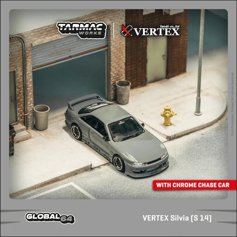 PRE-ORDER Tarmac Works 1:64 Vertex Nissan Silvia S14