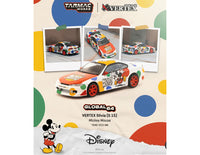 Thumbnail for PRE-ORDER Tarmac Works 1:64 Vertex Silvia S15 , Mickey Mouse