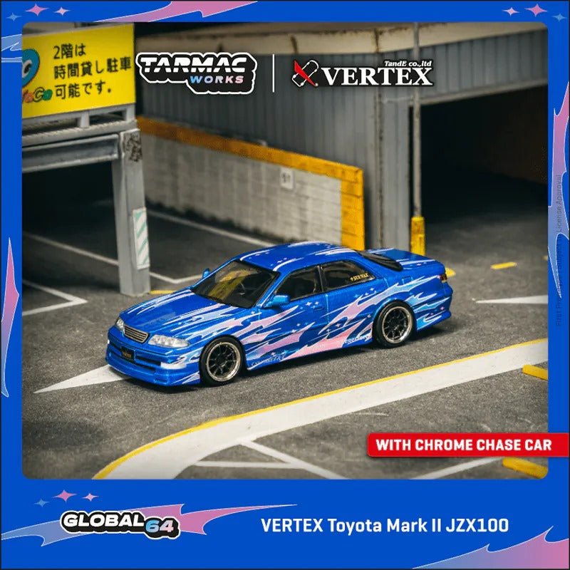 PRE-ORDER Tarmac Works 1:64 Vertex Toyota Mark II JZX100