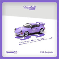 Thumbnail for PRE-ORDER Tarmac Works Porsche 1:64 RWB Backdate Violetta idlers 12 hours 2016