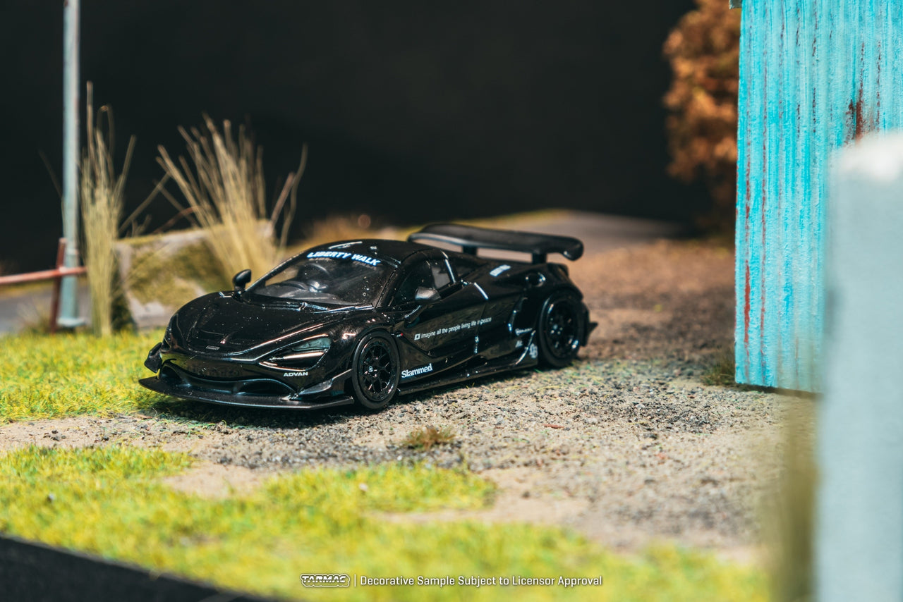 PRE-ORDER Tarmac Works x CM Model 1:64 LB-WORKS Mclaren 720S, Black
