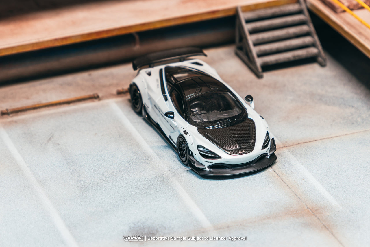 PRE-ORDER Tarmac Works x CM Model 1:64 LB-WORKS Mclaren 720S, White