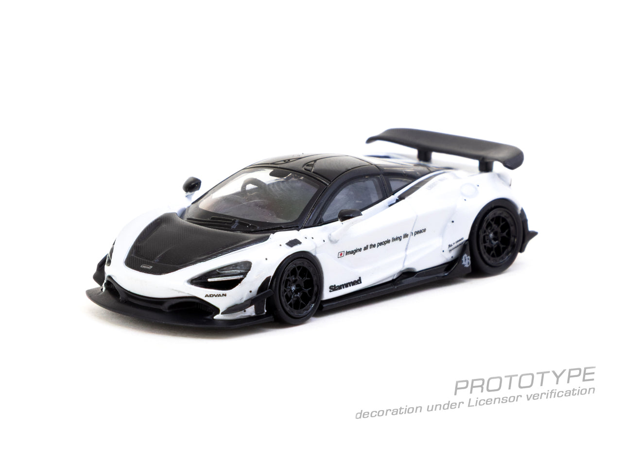 PRE-ORDER Tarmac Works x CM Model 1:64 LB-WORKS Mclaren 720S, White