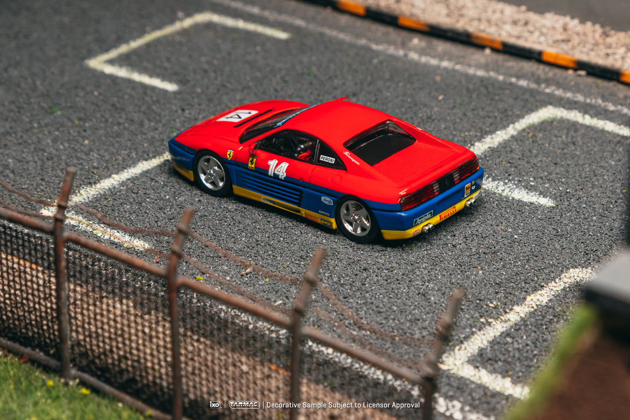 PRE-ORDER Tarmac Works x IXO 1:64 Ferrari 348 Challenge, Ferrari 348 Challenge Italy 1993