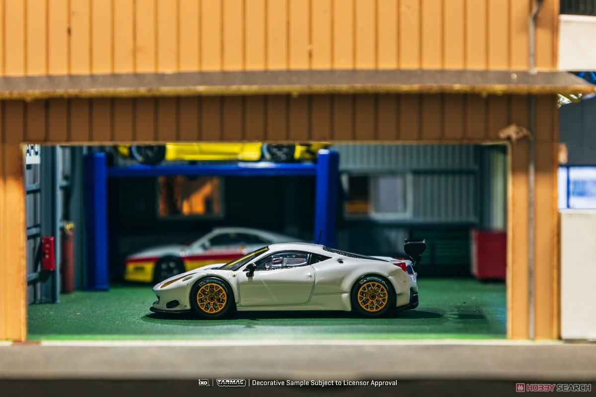 PRE-ORDER Tarmac Works x IXO 1:64 Ferrari 458 Italia GT3 – White