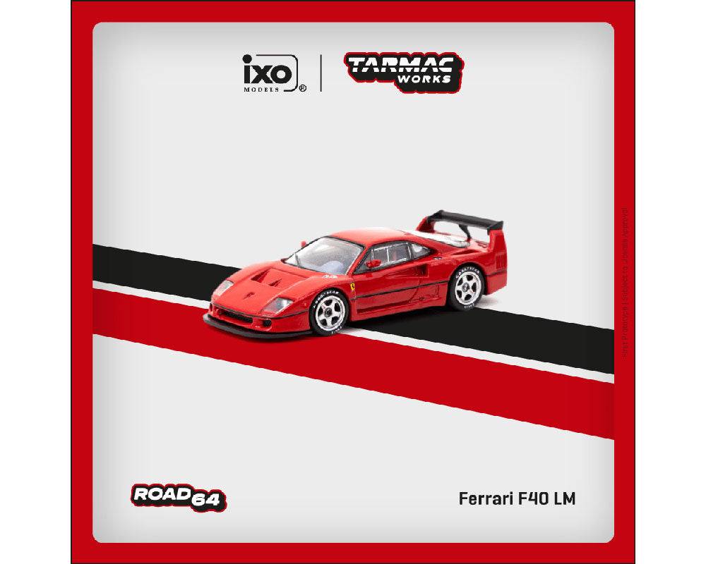 PRE-ORDER Tarmac Works x IXO 1:64 Ferrari F40 LM Red