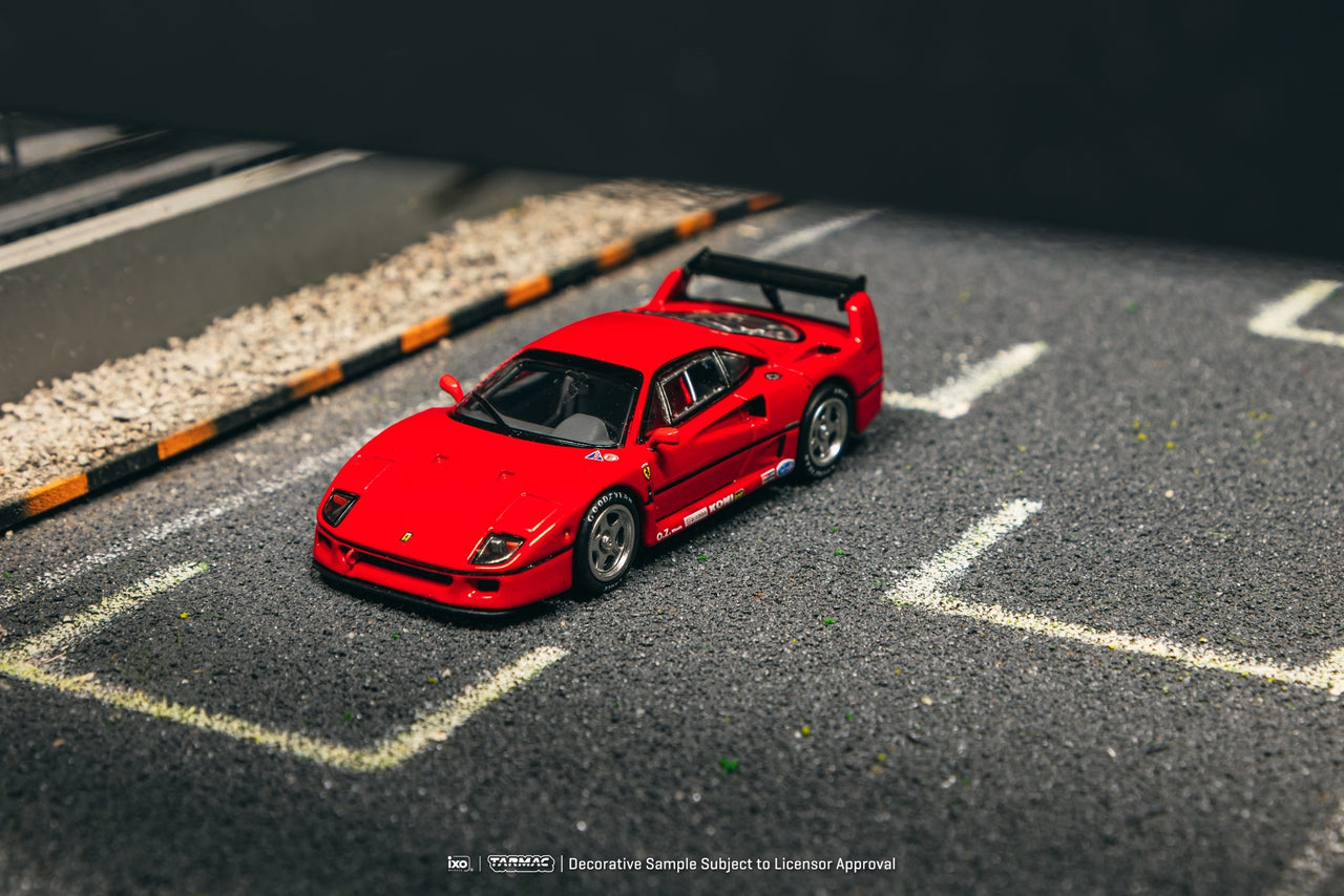 PRE-ORDER Tarmac Works x IXO 1:64 Ferrari F40 Red