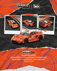 Thumbnail for PRE-ORDER Tarmac Works x IXO 1:64 Porsche 911 GT3 R, Suzuka 1000km - Intercontinental GT Challenge 2025