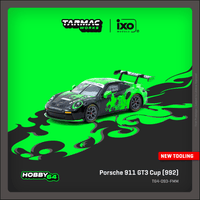 Thumbnail for PRE-ORDER Tarmac Works x IXO 1:64 Porsche 911 GT3 Cup 992 , Fire Monkey Motorsport