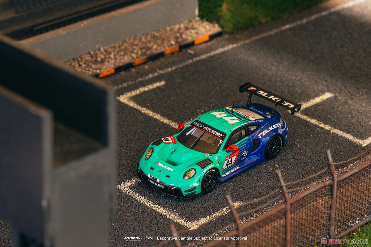 PRE-ORDER Tarmac Works x IXO 1:64 Porsche 911 GT3 R #44 Nurburgring 24h 2023