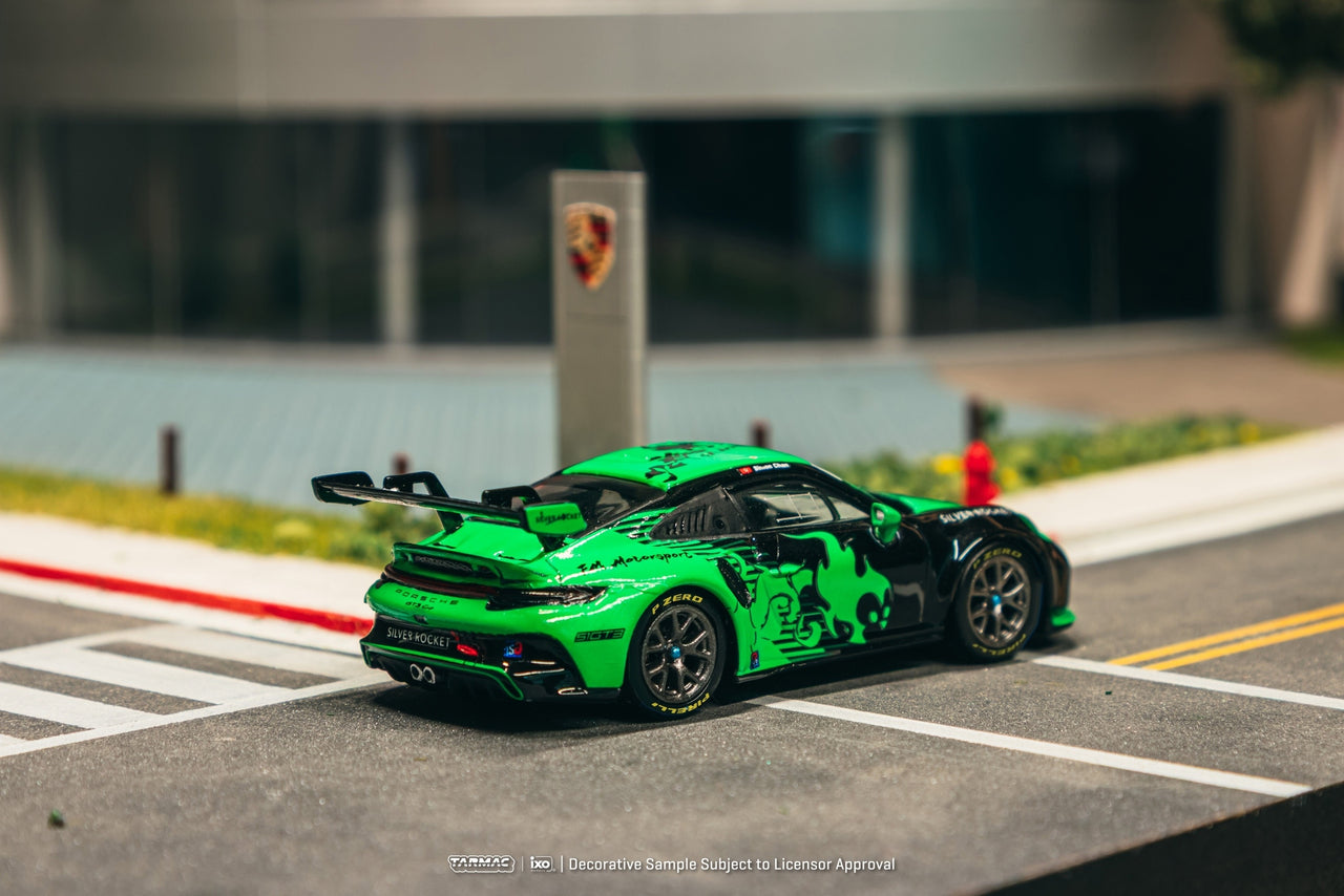 PRE-ORDER Tarmac Works x IXO 1:64 Porsche 911 GT3 Cup 992 , Fire Monkey Motorsport