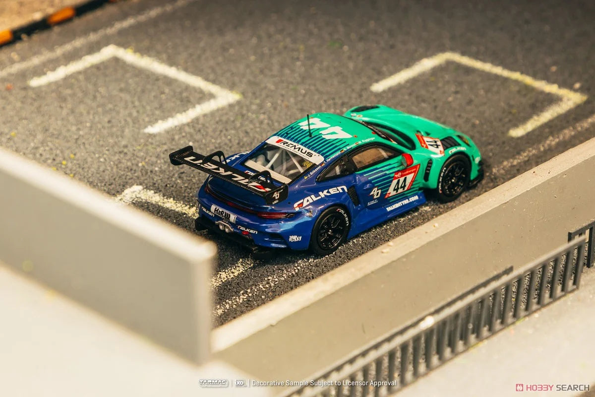 PRE-ORDER Tarmac Works x IXO 1:64 Porsche 911 GT3 R #44 Nurburgring 24h 2023