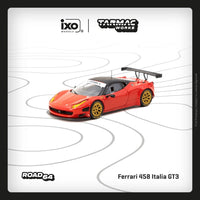 Thumbnail for PRE-ORDER Tarmac Works x IXO Ferrari 458 Italia GT3 Red