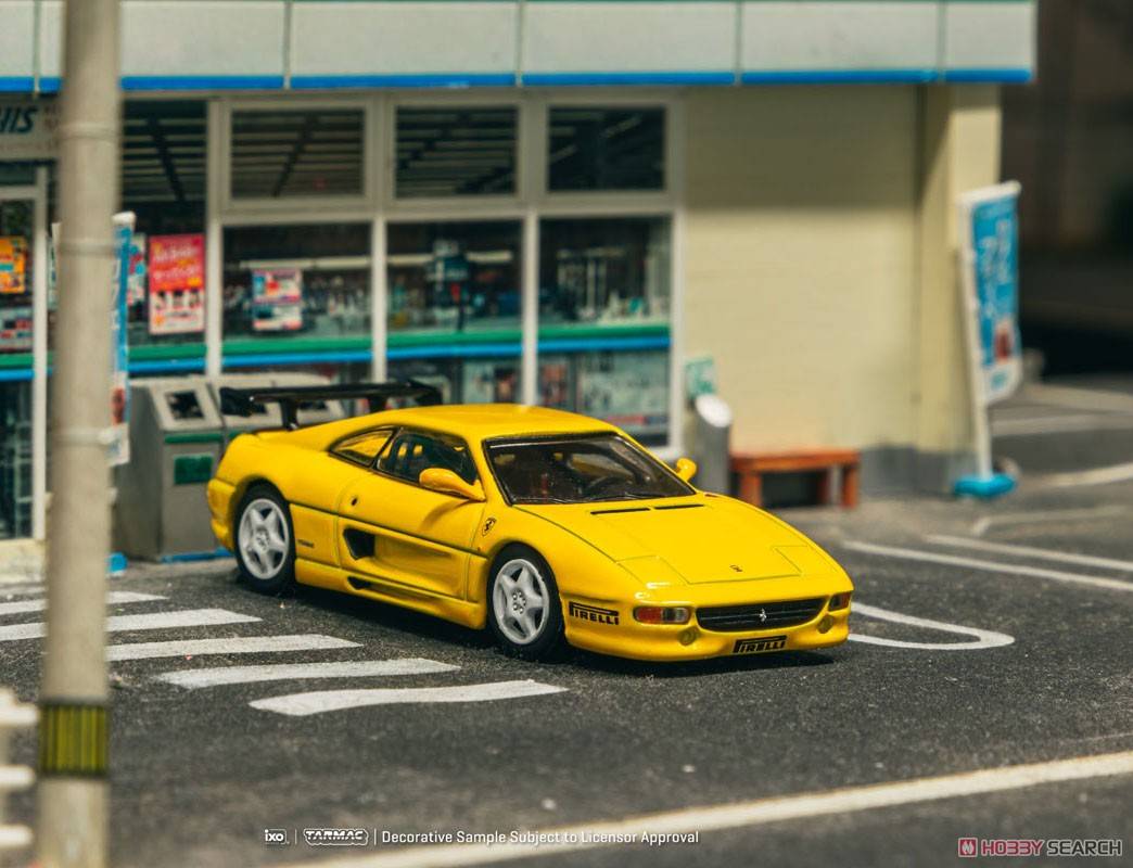 PRE-ORDER Tarmac Works x IXO Ferrari F355 Challenge Yellow