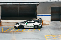 Thumbnail for PRE-ORDER Tarmac Works x Minichamps 1:64 Porsche GT3RS 992.1 MR, White Green