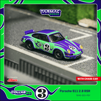 Thumbnail for PRE-ORDER Tarmac Works x Schuco 1:64 Porsche 911 2.8 RSR Physcodelic