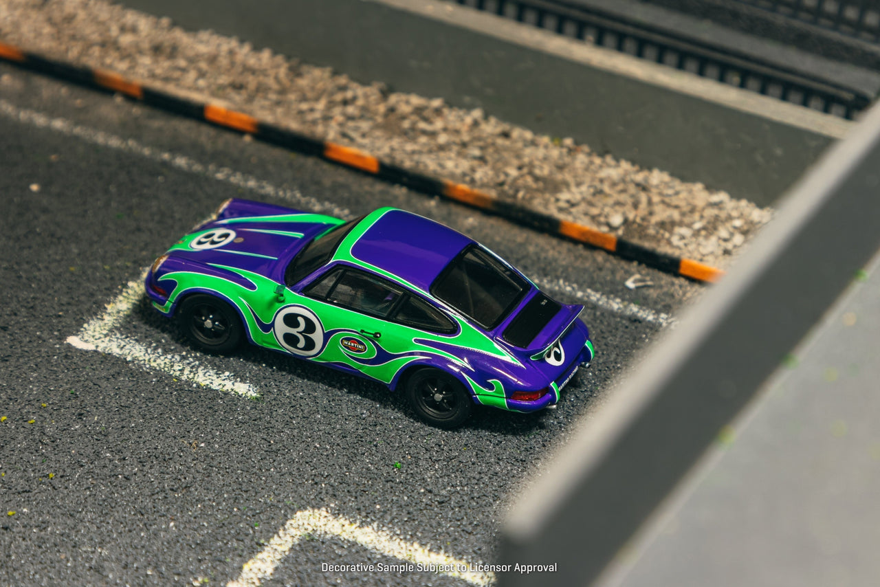 PRE-ORDER Tarmac Works x Schuco 1:64 Porsche 911 2.8 RSR Physcodelic