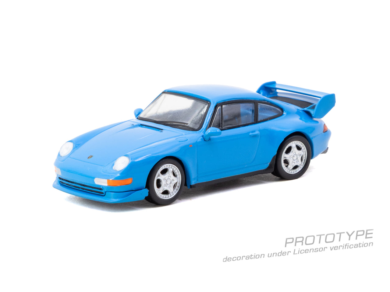 PRE-ORDER Tarmac Works x Schuco 1:64 Porsche 911 993 Cup, Riviera blue