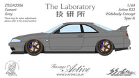 Thumbnail for PRE ORDER The Laboratory 1:64 Garage Active R33 Widebody Concept A
