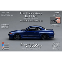 Thumbnail for PRE ORDER The Laboratory 1:64 Garage Active Widebody R32 Midnight Blue