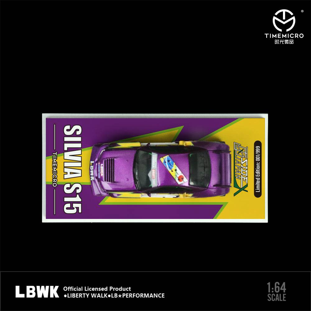 PRE-ORDER Time Micro 1:64 LBWK Nissan Silvia S15 Gift Box Edition