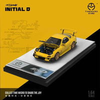 Thumbnail for PRE-ORDER Time Micro 1:64 Mazda RX-7 W/ Container & Figure Initial D