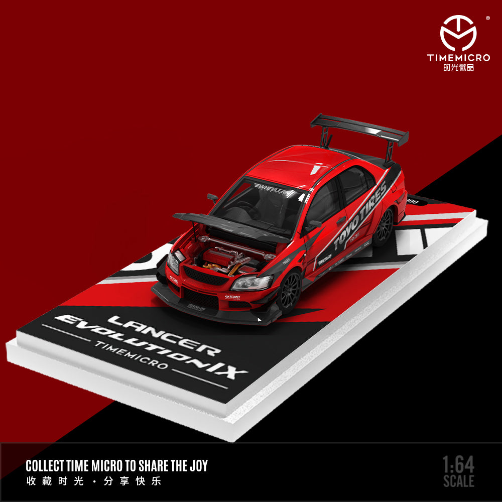 PRE-ORDER Time Micro 1:64 Mitsubishi Evolution IX Red Devils